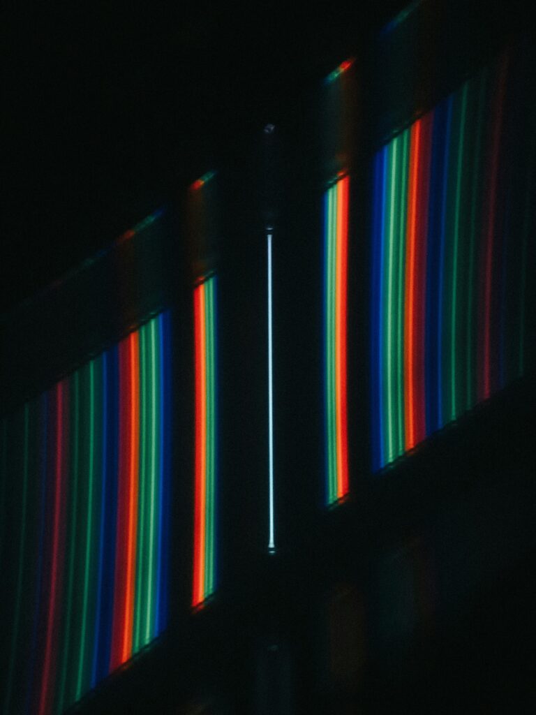 Trend pattern signified by lights