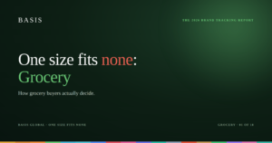 One size fits none - Grocery